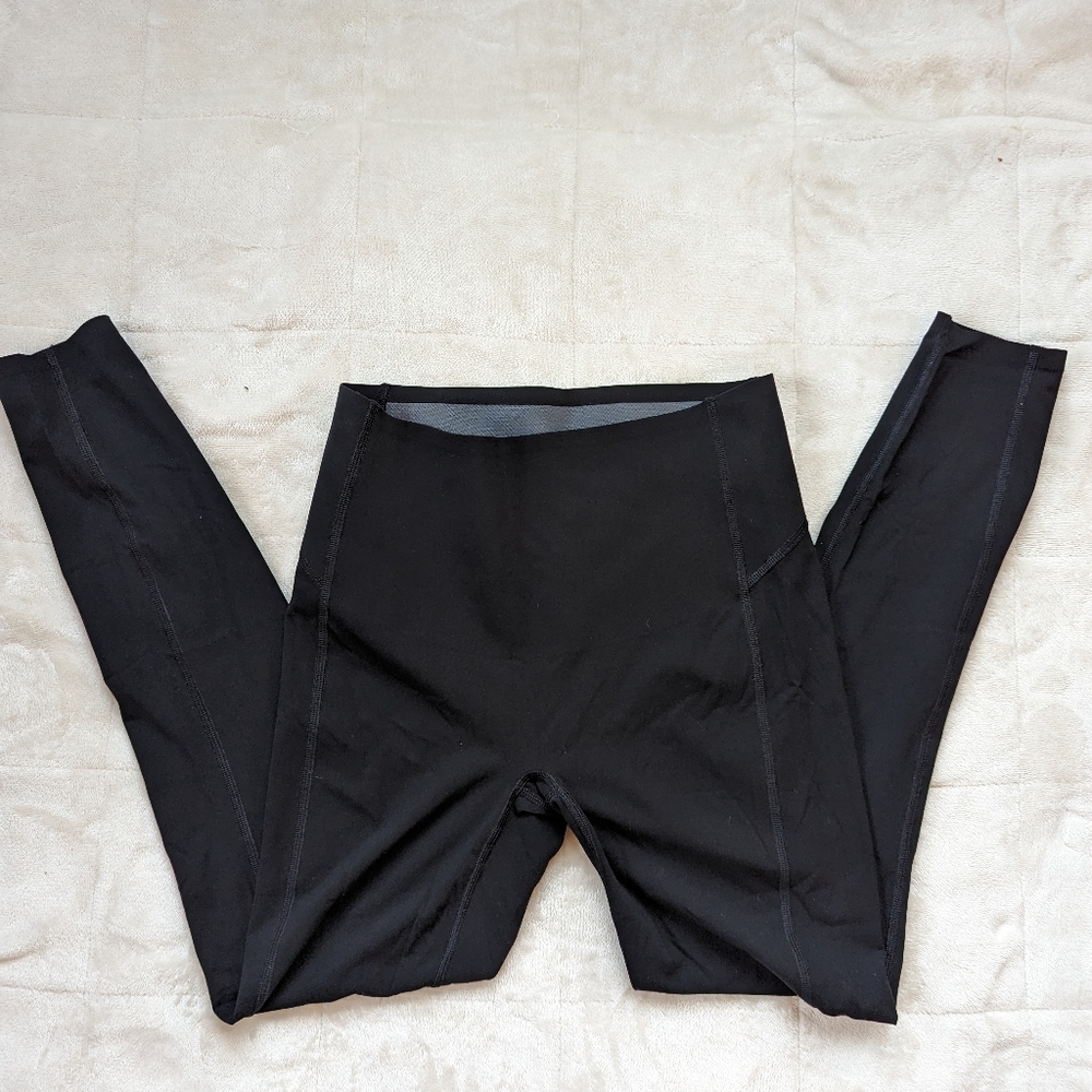 SPANX Black Stretch Trimming Pants Leggings SMALL